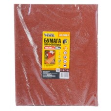 Папір шліфувальний водостійкий MASTERTOOL Р80 230х280 мм 20 шт 08-2608-Р