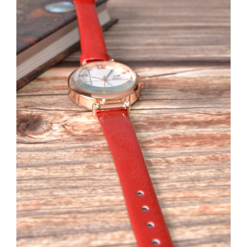 Наручний годинник жіночий Polaris red (hub_xgikr3)