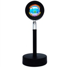 Проекційна настільна LED лампа RIAS Sunset Lamp YY-8086 Захід сонця USB 7W (3_01498)