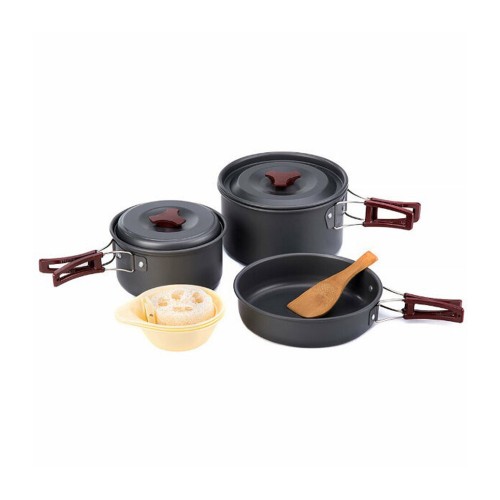 Набір посуду Naturehike 3-4 NH NH15T203-G 5 предметів Сірий (2322679017) Набір посуду Naturehike 3-4 NH NH15T203-G 5 предметів Сірий (2322679017)