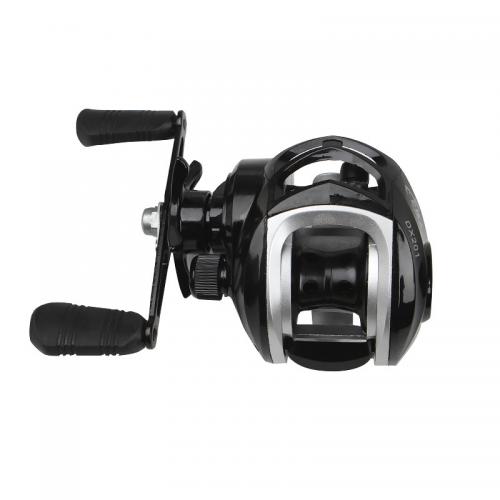 Котушка рибальська мультиплікаторна Juqiwang DX 201 Black-Silver Left 13558-85980 Котушка рибальська мультиплікаторна Juqiwang DX 201 Black-Silver Left 13558-85980