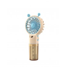 Ручний міні-вентилятор Mini Fan 6618 3 режими Бежевий (30151446С)