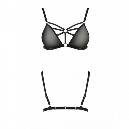 Бюстгальтер-стрепи Meggy Bra black XXL/XXXL — Passion Exclusive в інтернет супермаркеті PbayMarket!