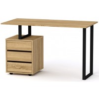 Стіл письмовий Лофт-2 Компаніт Дуб сонома (120х60х72,8 см) Стіл письмовий Лофт-2 Компаніт Дуб сонома (120х60х72,8 см)
