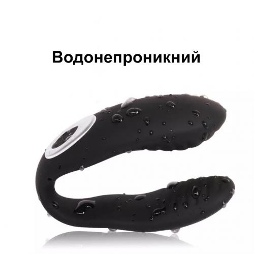 Подвійний вібратор We Love чорний (USB) в інтернет супермаркеті PbayMarket!