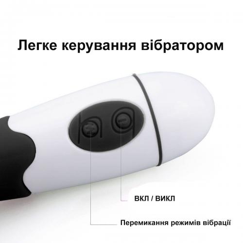 Вагінально-кліторальний вібратор We Love USB чорний в інтернет супермаркеті PbayMarket!