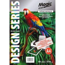 Фотопапер Magic А4 двосторонній 310 г/м2 для струменевого принтера Срібний перламутр 50 шт