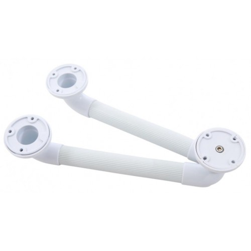 Поручень пристінний кутовий пластиковий MED1 SC6195AN Білий