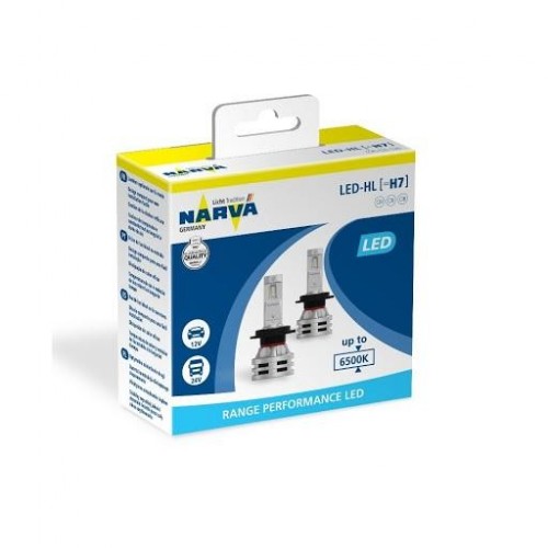 Комплект діодних ламп Narva 18033 H7 12/24v 6500K X2 24W RPL Range Performance в інтернет супермаркеті PbayMarket!