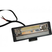 Світлодіодна фара AllLight HPG-074 chip Osram 3535 spot 9-30V DRL White/Amber стробоскоп