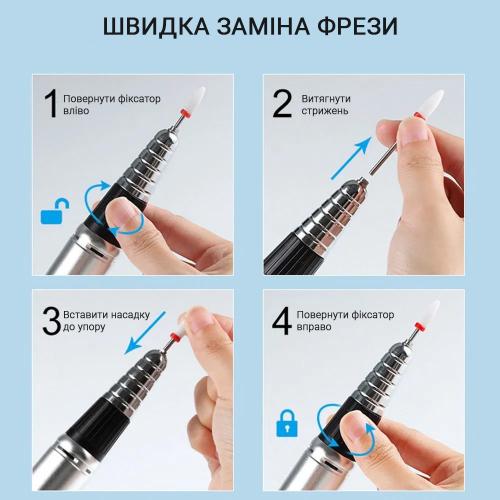 Фрезер для манікюру SML M15 White Фрезер для манікюру SML M15 White
