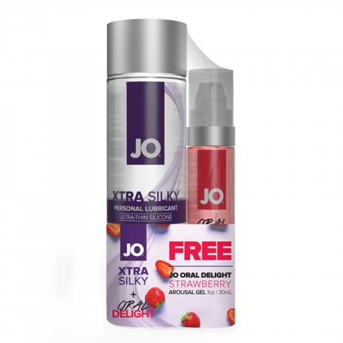 Комплект System JO GWP - Xtra Silky Silicone (120 мл) & Oral Delight - Strawberry (30 мл) в інтернет супермаркеті PbayMarket! Комплект System JO GWP - Xtra Silky Silicone (120 мл) & Oral Delight - Strawberry (30 мл) в інтернет супермаркеті PbayMarket!