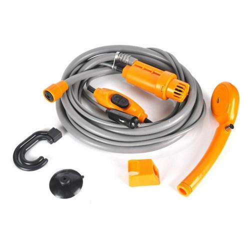 Душ портативний автомобільний душ iCamp 12 В від прикурювача Жовто-сірий (Н051109)