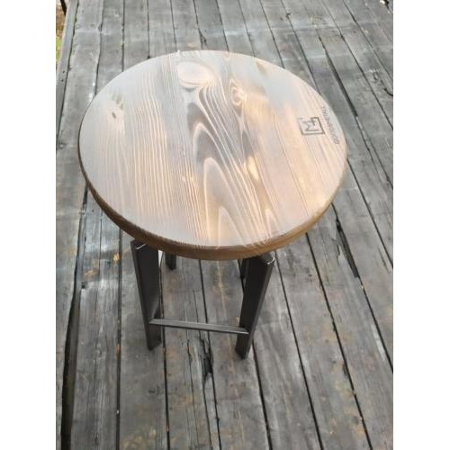 Барний стілець GoodsMetall у стилі ЛОФТ 750х300х300 мм Дублін