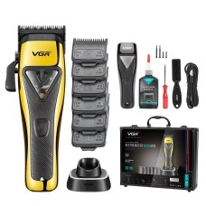 Машинка для стрижки VGR V-015 Pro 7Вт 2500 мАг Жовтий (2567341521)