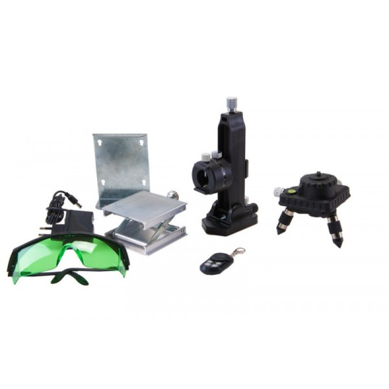 Рівень лазерний MPT PROFI H360+2хV360 3 лазерні головки GREEN 0.3 мм/м 45 м Li-ion тринога сумка MLL1207