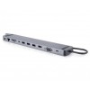 Концентратор REAL-EL CQ-1000 USB3.0х3/USB-C/HDMI/VGA/RJ45/SD/TF/3.5mm audio, 0.4m, Space Grey в інтернет супермаркеті PbayMarket!