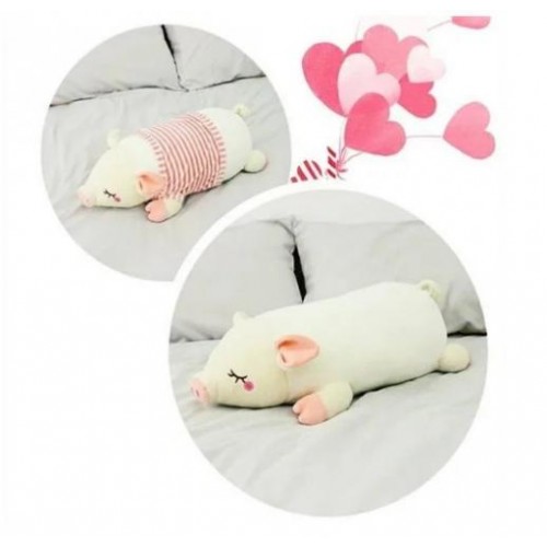Масажна подушка Piggy WJH-11 Свинка 55x20x17 см Білий (1438124094) Масажна подушка Piggy WJH-11 Свинка 55x20x17 см Білий (1438124094)