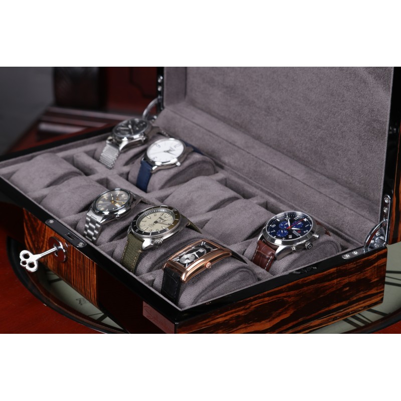 Скринька для зберігання годинників Salvadore 805-10ZSBG WD 33x20x9 см Різнокольоровий