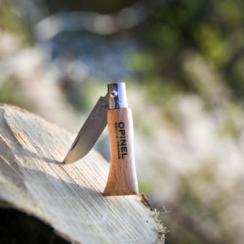 Складний ніж Opinel Inox №2 нержавіюча сталь 79 мм (001070) Складний ніж Opinel Inox №2 нержавіюча сталь 79 мм (001070)