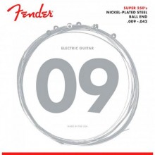 Струни для електрогітари Fender 250L Super Nickel-plated Steel Light Electric Guitar Strings 9/42