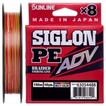 Шнур Sunline Siglon PE ADV х8 150m мульти. #2.0/0.242mm 24lb/10.9kg (1013-1658.10.86)