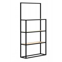 Стелаж для зберігання в стилі Loft NS-1708 1930x900x300 мм Черный Стелаж для зберігання в стилі Loft NS-1708 1930x900x300 мм Черный