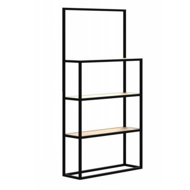 Стелаж для зберігання в стилі Loft NS-1708 1930x900x300 мм Черный