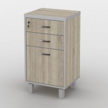 Тумба офісна Тиса Мебель ТМ-119 1 Сонома 76x35x40 см