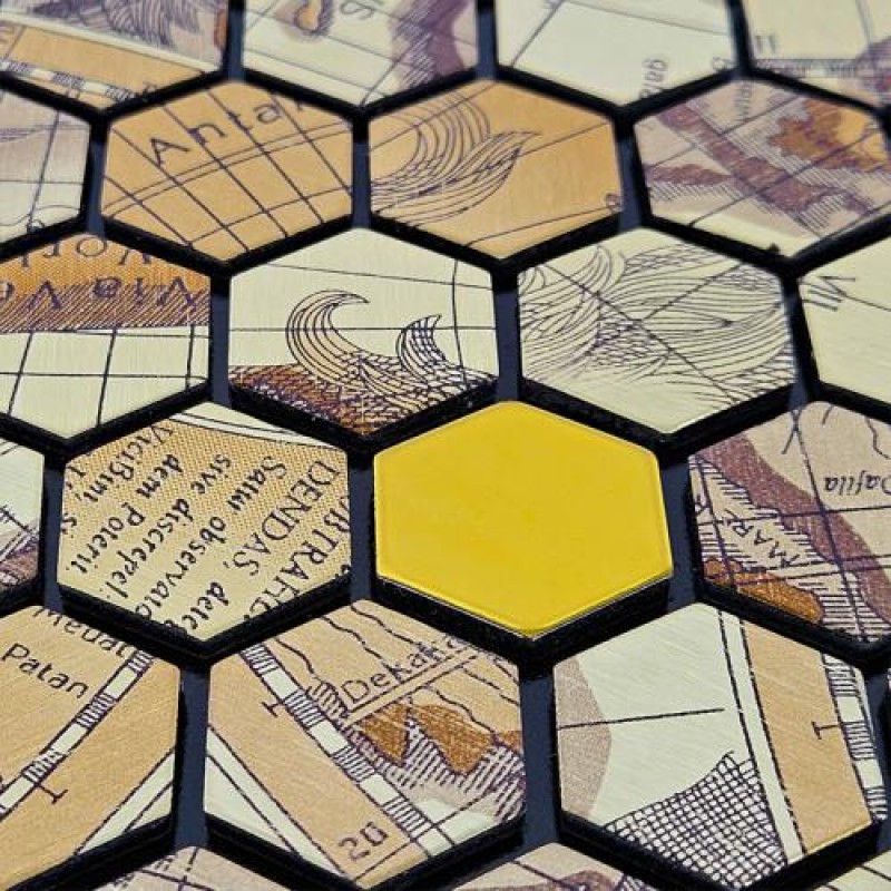 Самоклеюча алюмінієва плитка Sticker Wall 300х300х3 мм Різнокольоровий (SW-00001934)