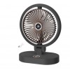 Настільний вентилятор Desko WL 1564 LED Desktop Fan Чорний (30151439А)