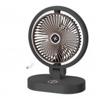Настільний вентилятор Desko WL 1564 LED Desktop Fan Чорний (30151439А)