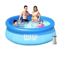 Надувний басейн Intex 28110-3, 244 х 76 см (чаша, фільтр 2006 л/год)