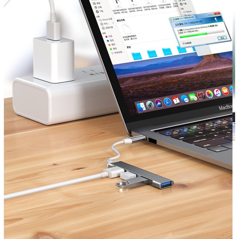 Адаптер USB для MacBook Bodasan Grey (V050724)