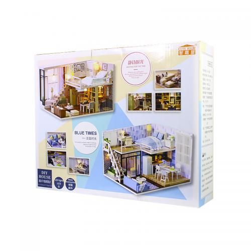 Ляльковий будинок конструктор DIY Cute Room L-023 Таунхаус 3D (5793-19401)