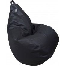 Крісло мішок груша Tia-Sport 90х60 см Оксфорд чорний (sm-0052)