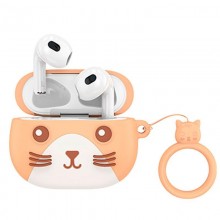Дитячі бездротові навушники в кейсі HOCO Cat EW46 Bluetooth Orange