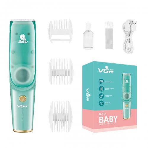 Машинка для стрижки дітей VGR V-151 Baby 3 насадки IPX7 800mAh 5W Blue Машинка для стрижки дітей VGR V-151 Baby 3 насадки IPX7 800mAh 5W Blue