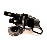 Комплект LED ламп HeadLight FocusV H4 (P43t) 40W 12V з активним охолодженням