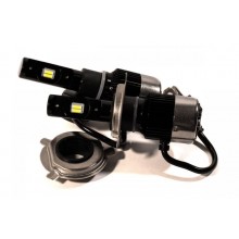 Комплект LED ламп HeadLight FocusV H4 (P43t) 40W 12V з активним охолодженням