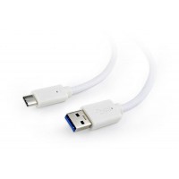 Кабель Cablexpert USB3.0 - USB Type-C, 0.5 м Білий (CCP-USB3-AMCM-W-0.5M)