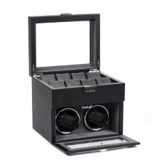 Скринька Salvadore для підзаводу годинників W148BG 25x20x21 см Чорний