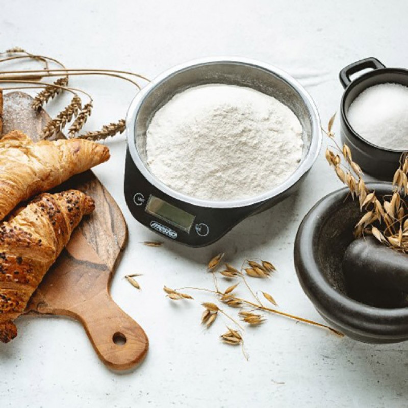 Кухонні ваги з чашею Mesko MS 3164 Чорні 700 мл