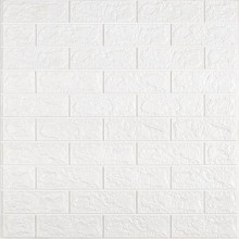 Панель стінова в рулоні 3D Sticker Wall 700х19600х2 мм Білий SW-00002277