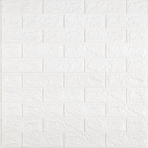 Панель стінова в рулоні 3D Sticker Wall 700х19600х2 мм Білий SW-00002277 Панель стінова в рулоні 3D Sticker Wall 700х19600х2 мм Білий SW-00002277