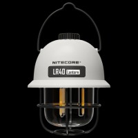 Ліхтарик кемпінговий підвісний Nitecore LR40 100лм Type-C Біло-чорний (2449989451) Ліхтарик кемпінговий підвісний Nitecore LR40 100лм Type-C Біло-чорний (2449989451)