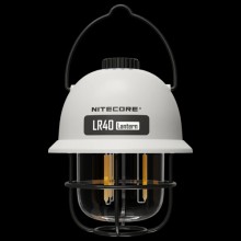 Ліхтарик кемпінговий підвісний Nitecore LR40 100лм Type-C Біло-чорний (2449989451)