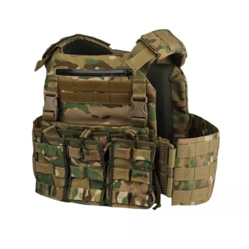 Плитоноска без плит зі швидкознімною системою No Brand One Size Мультикам (1710135987)