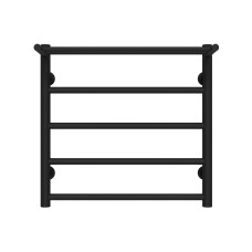 Рушникосушарка водяна Терма П5 500х500 Deffi Чорний (C.TE.50.50.5.B.C)