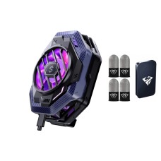 Комплект: кулер охолодження (радіатор) Black Shark FunCooler 3 Pro + 4 напальчники Sarafox з боксом для зберігання